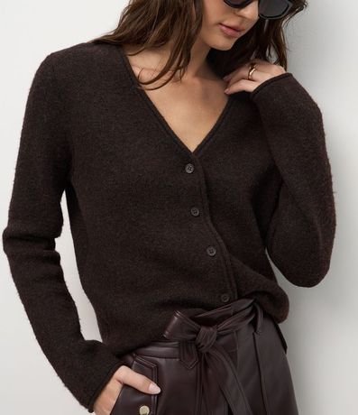 Cardigan en Punto con Cierre Delantero en Botones 4