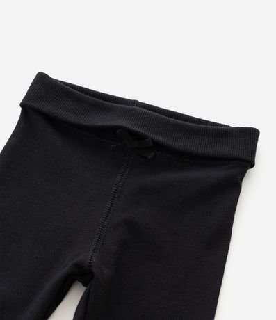 Pantalones Infantiles con Cintura Doblada y Lazo Aplicado - Talle RN a 18 meses 5