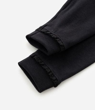 Pantalones Infantiles con Cintura Doblada y Lazo Aplicado - Talle RN a 18 meses 6