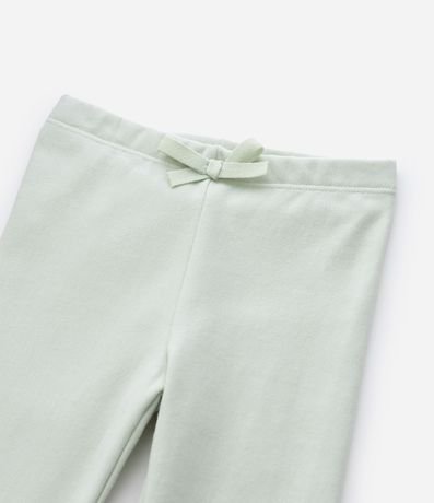 Pantalón Infantil Legging en Algodón con Moña – Talle 0 a 18 Meses 6