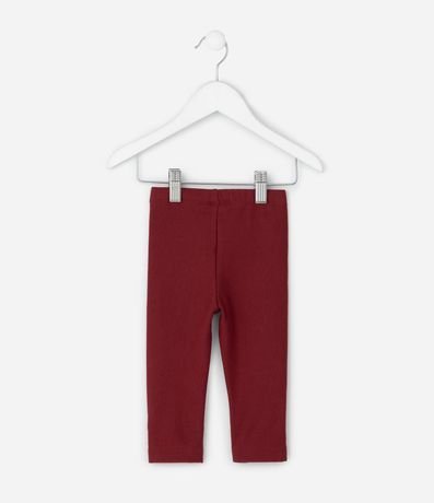 Pantalón Infantil Legging en Algodón con Moña – Talle 0 a 18 Meses 3