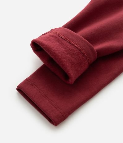 Pantalón Infantil Legging en Algodón con Moña – Talle 0 a 18 Meses 5