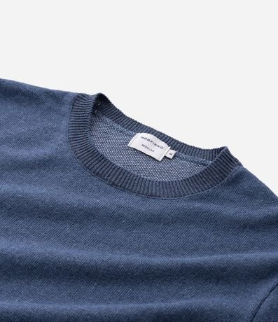 Remera Manga Corta con Estampa de Fondo del Mar 4