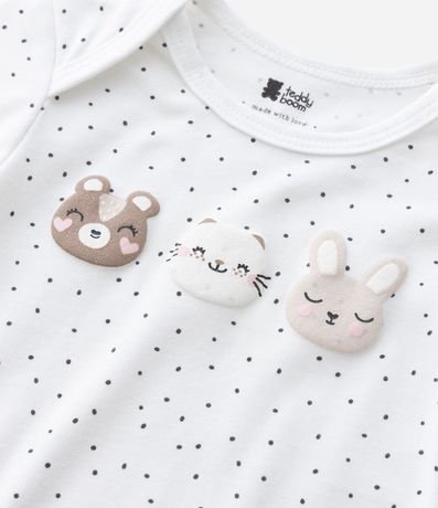 Body Infantil con Estampado Animal de Três Amigos – Talle RN a 18 Meses 7