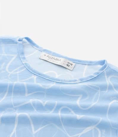 Blusa Infantil con Lacitos en la Manga y Top Interno – Talle 5 a 16 años 5