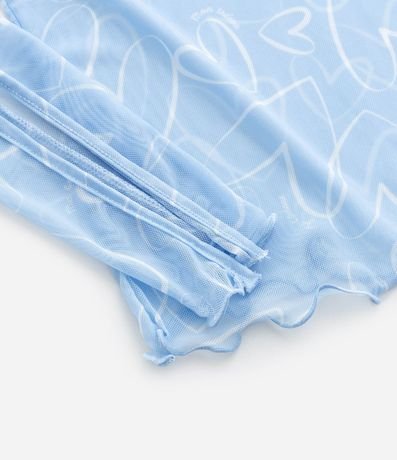 Blusa Infantil con Lacitos en la Manga y Top Interno – Talle 5 a 16 años 6