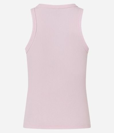 Blusa Musculosa Básica en Rib con Ligera Textura 6
