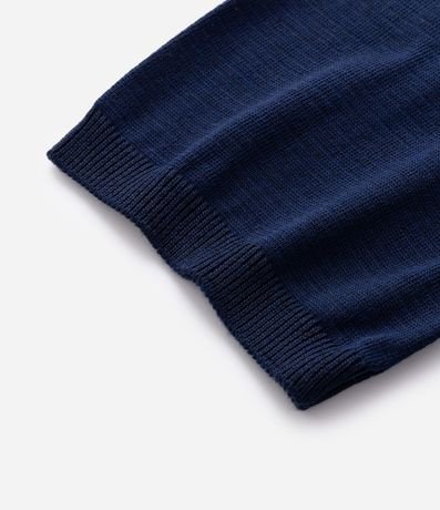 Polo con Bolsillo y Rayas en el Cuello y Bajo 5