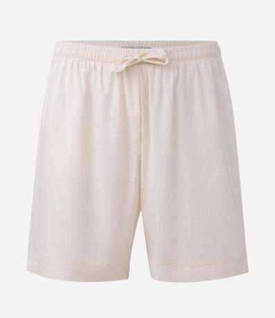 Pijama Americano Corto en Algodón con Camisa de Botones y Shorts 3