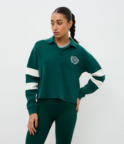 Saco deportivo en Modal con Bordado Brasil 94