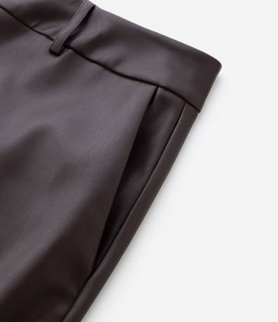 Pantalón PU Barrel con Recortes y Bolsillo Cuchillo Curve & Plus Size 9