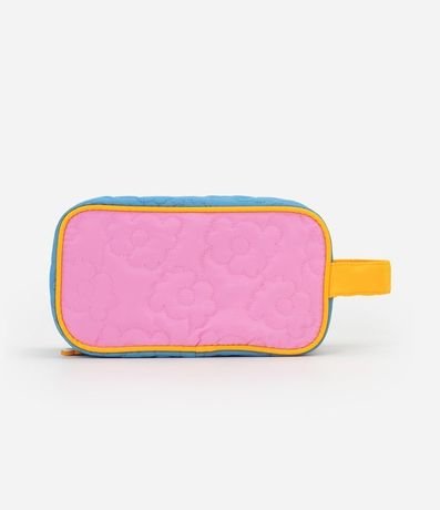 Neceser Floral con Compartimientos Limpo y Usado 3