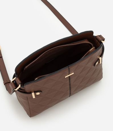 Cartera Transversal Mediana en PU Texturizado 5