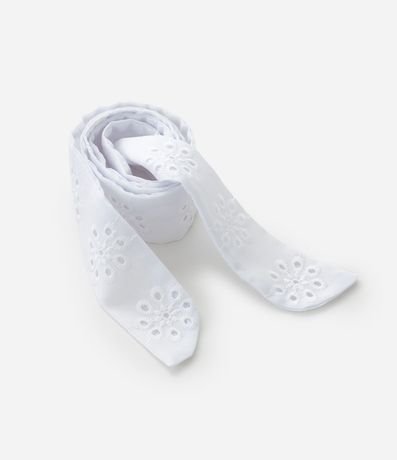 Pantalón Infantil Wide Leg en Jeans con Cinturón - Talle 5 A 14 años 5