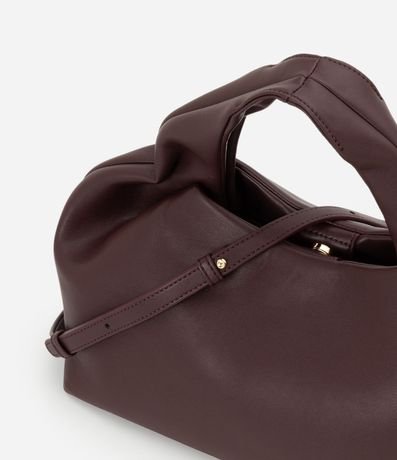 Cartera Mediana en PU con Correa de Mano 6