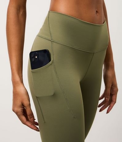 Calca Legging Deportiva en Microfibra con Bolsillos 3