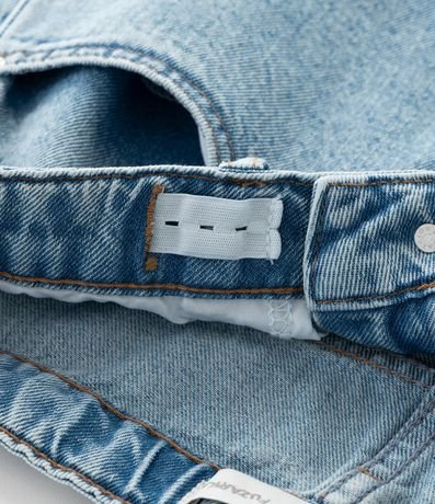 Pantalón Infantil Recta en Jeans con Ruedo Plegado – Talle 5 a 16 años 5