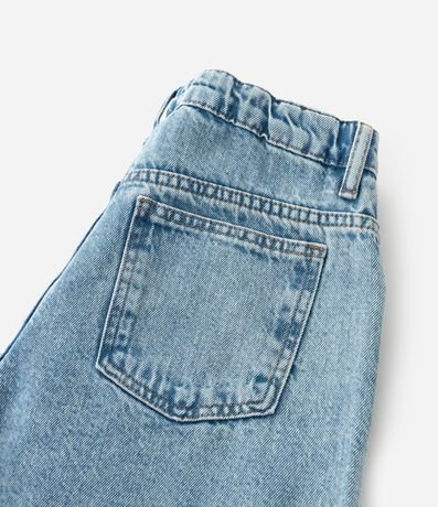 Pantalón Infantil Recta en Jeans con Ruedo Plegado – Talle 5 a 16 años 6