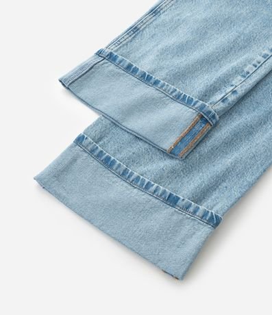 Pantalón Infantil Recta en Jeans con Ruedo Plegado – Talle 5 a 16 años 7