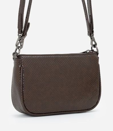 Bolsillo Baguette Transversal Pequeña con Asa de Cadena 3