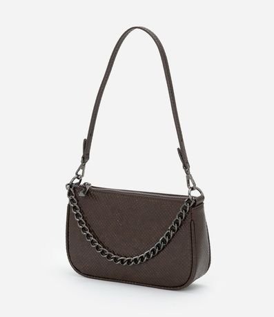 Bolsillo Baguette Transversal Pequeña con Asa de Cadena 4