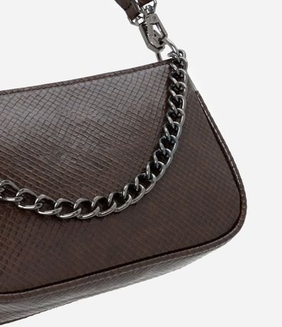 Bolsillo Baguette Transversal Pequeña con Asa de Cadena 5