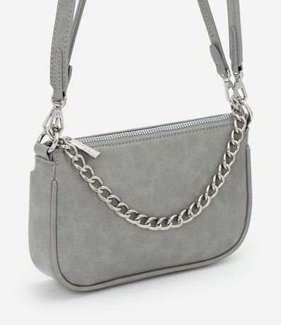 Cartera Baguette Pequeña con Asa de Cadena