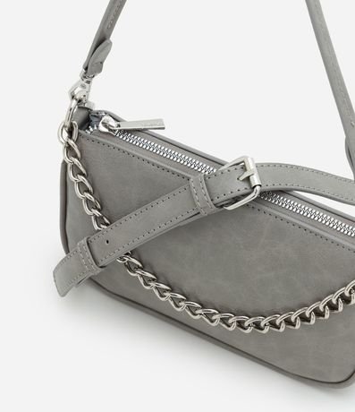 Cartera Baguette Pequeña con Asa de Cadena 7