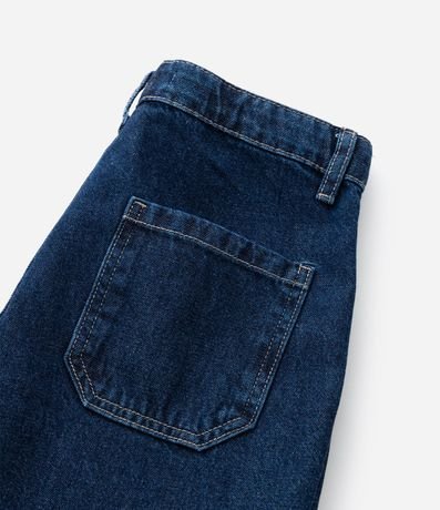 Pantalón Infantil Wide Leg en Jeans con Bolsillos Cargo – Talle 5 a 14 años 7