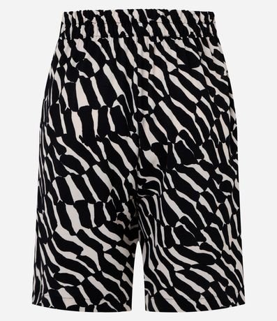 Short en Airflow con Estampado Abstracta Zebra 6