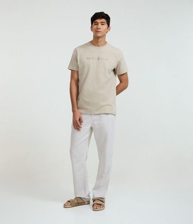 Remera Comfort en Algodón con Estampa Localizada Nautic Club 2