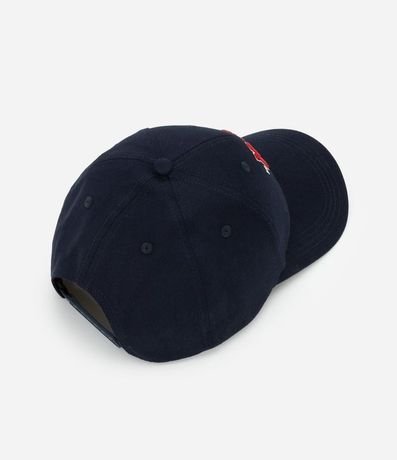 Gorra en Sarga con Aba Curva y Bordado NYC 1986 2