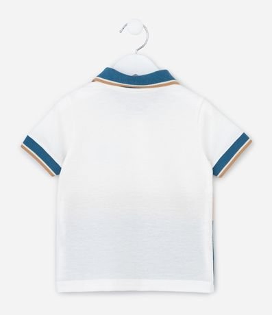 Remera Infantil en Piquet con Cuello Polo y Bordado – Talle 1 a 5/6 años 2