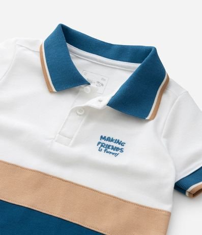 Remera Infantil en Piquet con Cuello Polo y Bordado – Talle 1 a 5/6 años 5