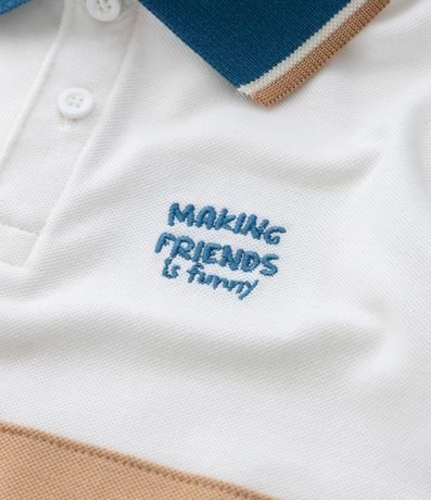 Remera Infantil en Piquet con Cuello Polo y Bordado – Talle 1 a 5/6 años 6