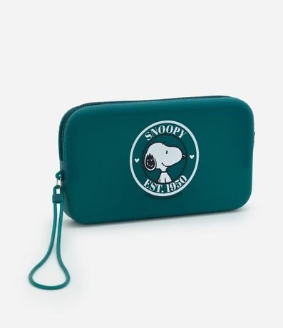 Neceser Pequeño en Silicone con Estampa de Snoopy