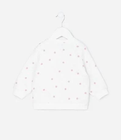 Saco Infantil con de Lunares y Estampa de Poodle – Talle RN a 18 Meses 2