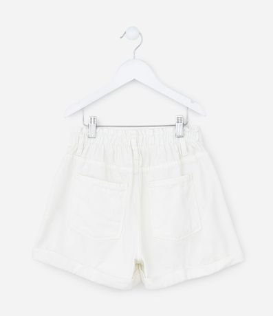 Short Infantil en Jeans Clochard con Estampado de Corazones – Talle 5 a 14 años 2