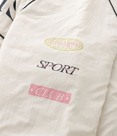 Campera Bomber Oversized en Microfibra con Lettering Curve & Plus Size 9