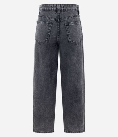 Pantalón Baggy Cintura Mediana en Jeans con 05 Bolsillos 2
