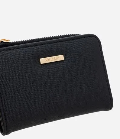 Billetera Mediana en PU con Bolsillo Pequeño Para Tarjeta 4