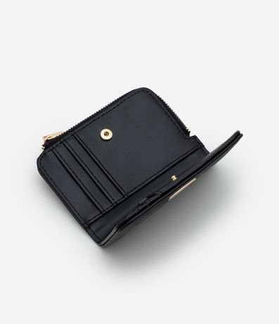 Billetera Mediana en PU con Bolsillo Pequeño Para Tarjeta 5