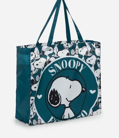 Bolsa de Compras con Estampa de Snoopy