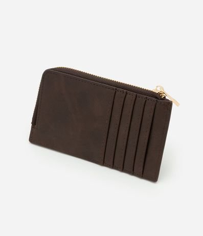 Billetera Pequeña con Tarjetero y Cremallera Metalizada 2