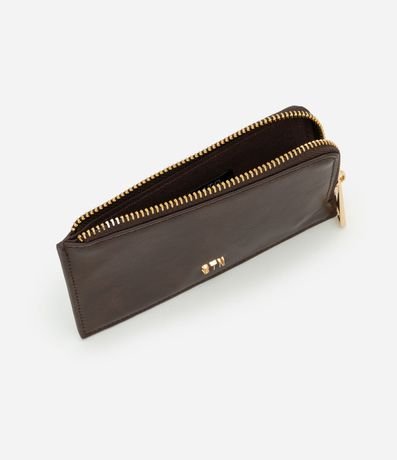 Billetera Pequeña con Tarjetero y Cremallera Metalizada 4