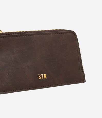 Billetera Pequeña con Tarjetero y Cremallera Metalizada 5