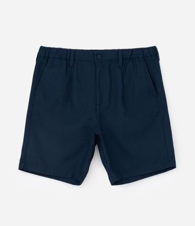 Bermuda Texturizada en Algodón con Lazo y Bolsillos 5