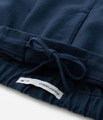 Bermuda Texturizada en Algodón con Lazo y Bolsillos 7