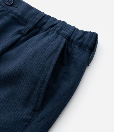 Bermuda Texturizada en Algodón con Lazo y Bolsillos 8