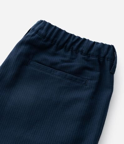 Bermuda Texturizada en Algodón con Lazo y Bolsillos 11